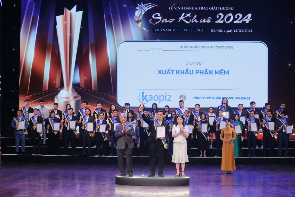 Kaopiz is honored for the sixth consecutive time at the Sao Khue Awards