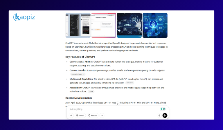 AI business chat: ChatGPT