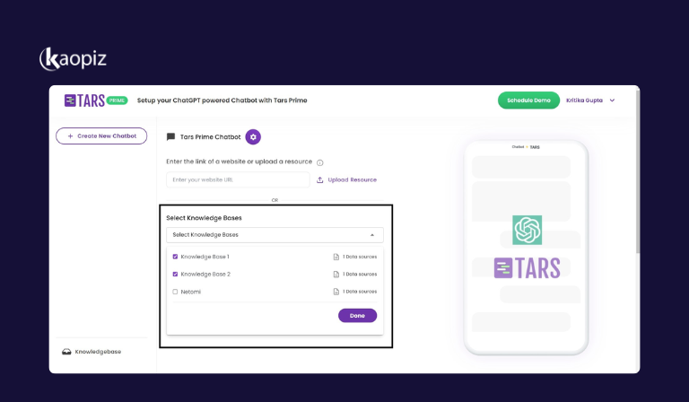 TARS: Finance AI chatbot