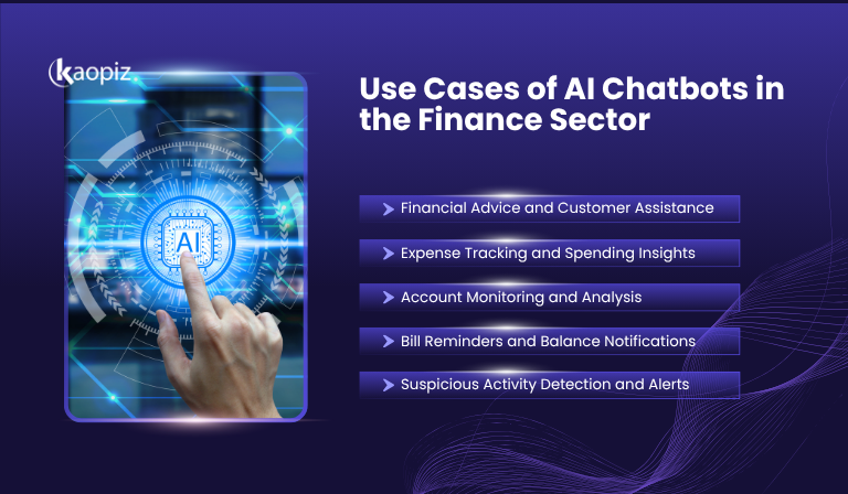 Key Use Cases of AI Chatbots in the Finance Sector