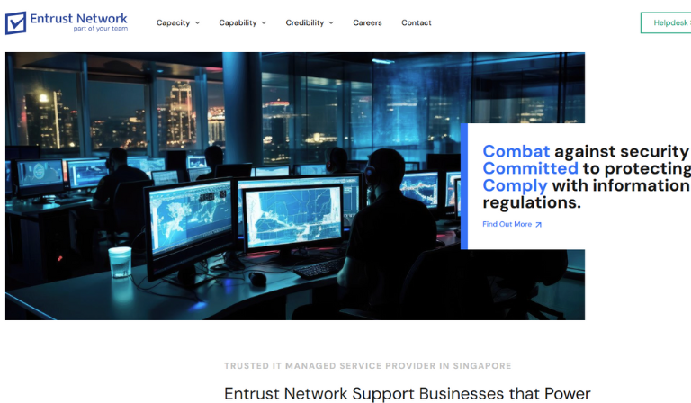 Entrust Network: MSP in Singapore