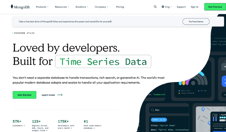 Website Database Solution: MongoDB