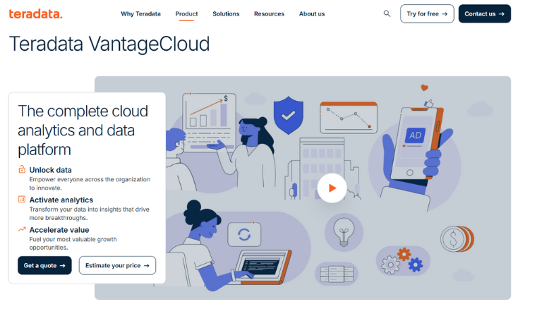Best Data Warehouse Solution: Teradata Vantage