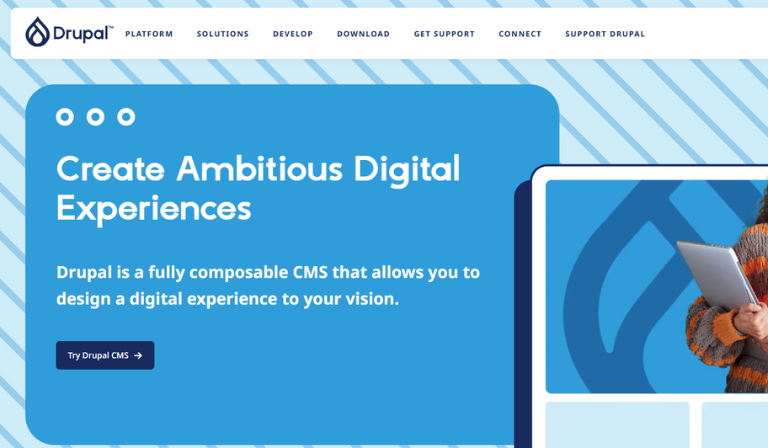 CMS platform: Drupal