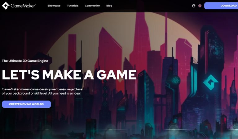 No-code Game Making Tool: GameMaker Studio