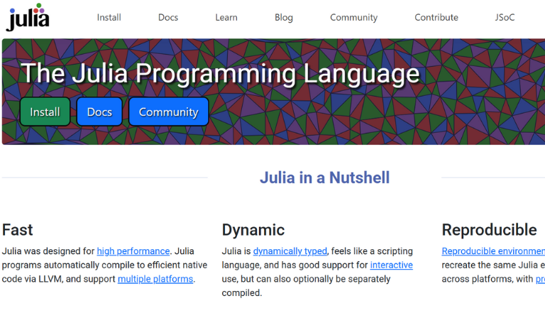 Julia: Fastest Program Language