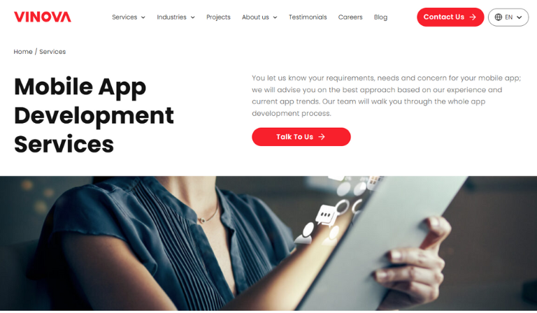 iOS app company singapore: Vinova