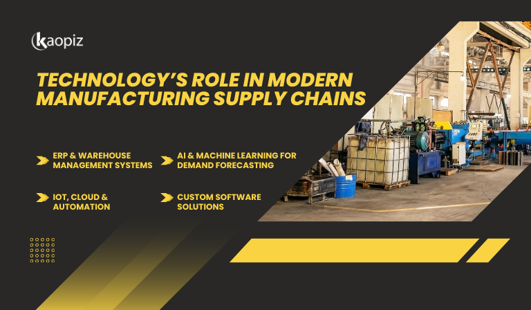 Technology’s Role in Modern Manufacturing Supply Chains