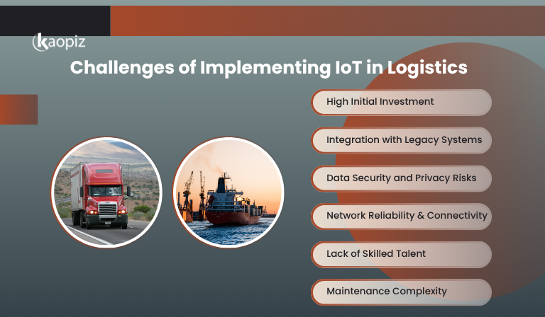 Main Challenges of Implementing IoT in Logistics