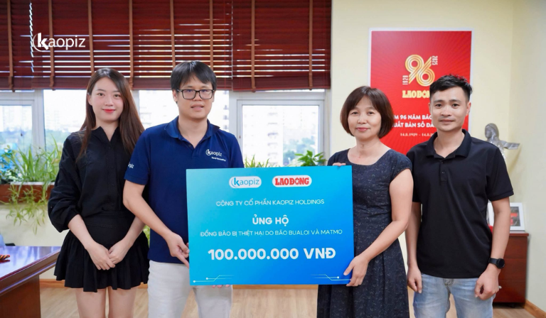 Kaopiz Donates 100 Million VND to Support Flood-Affected Communities