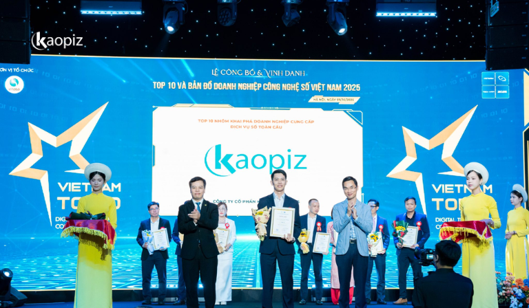 Kaopiz: Vietnam Top 10 Tech & Map Awards