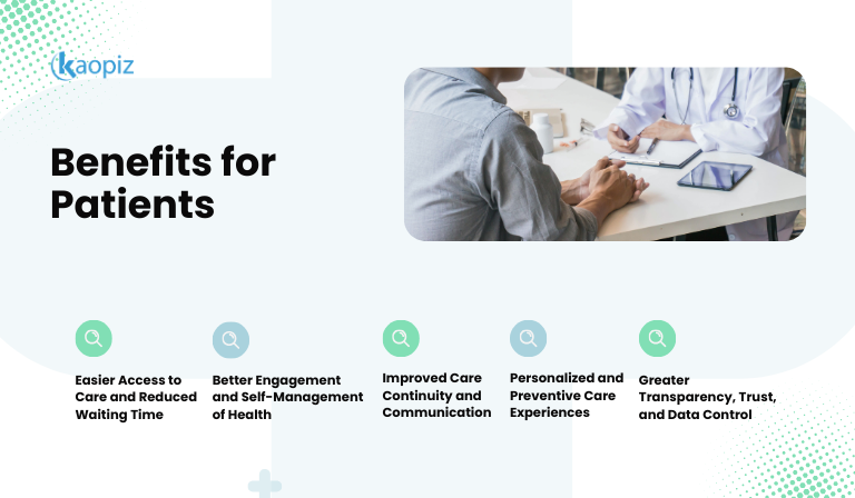 Heathcare app benefit for patients