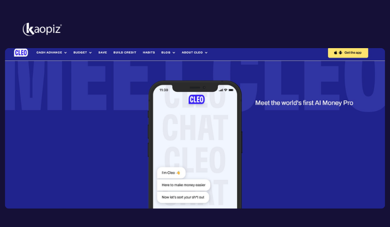 Cleo is one of the best AI chatbots for finance