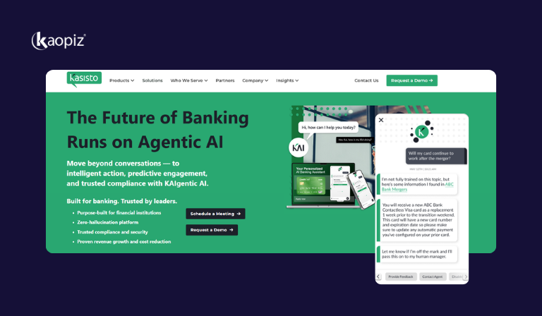 Kasisto (KAI) AI chatbot for finance