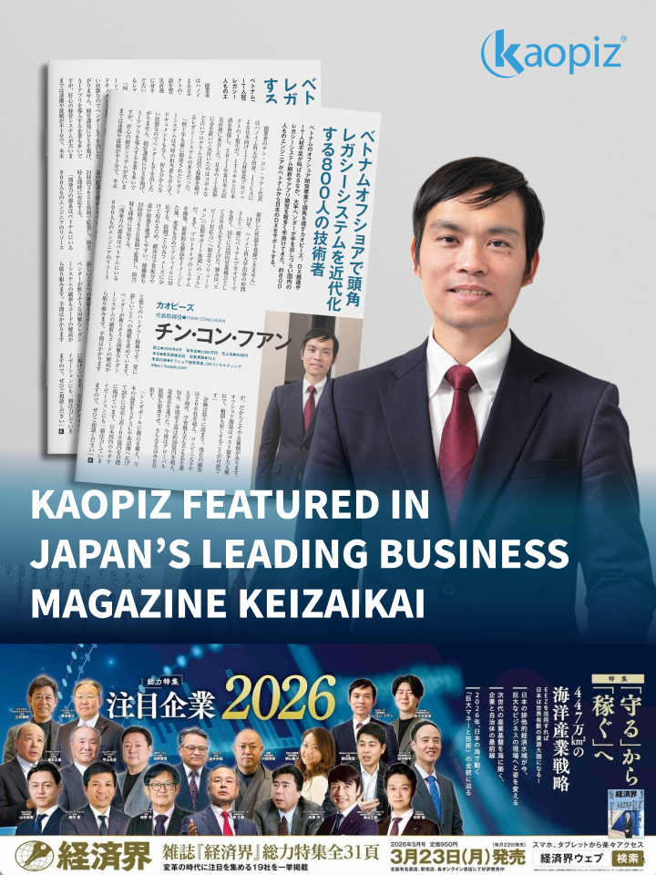 Kaopiz Featured in Japan’s Keizaikai Magazine