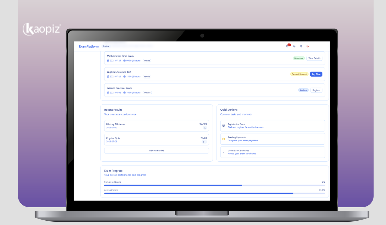 Kaopiz’s Case Study: Scalable Online Exam Platform