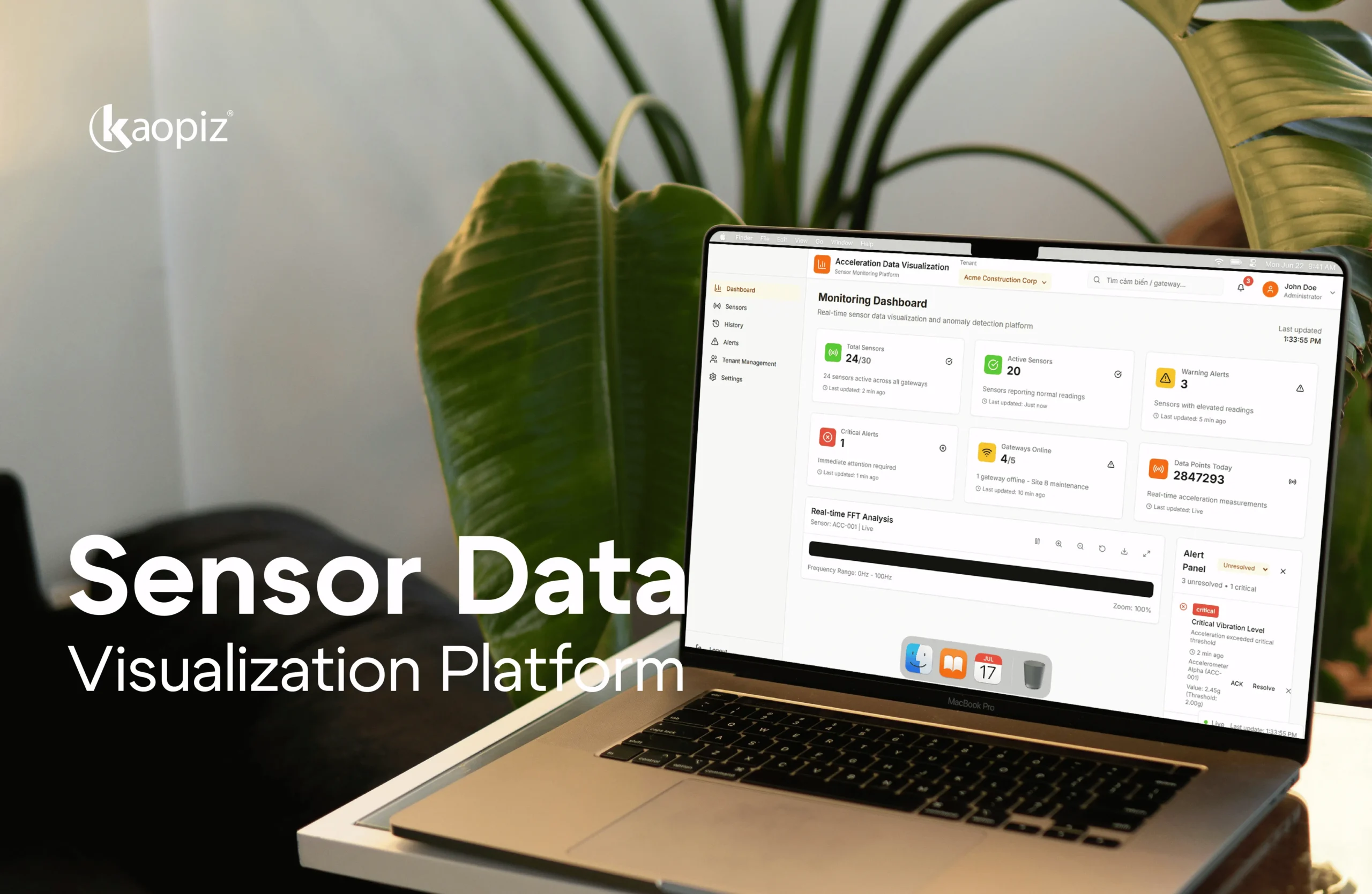Sensor Data Visualization Platform