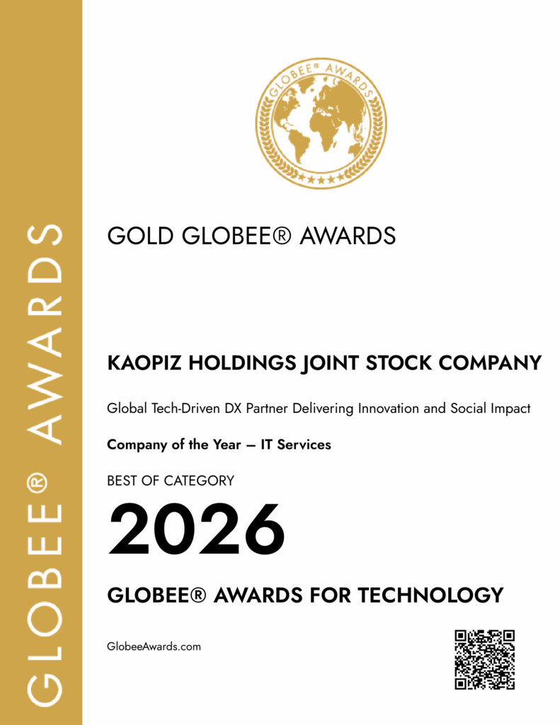 Kaopiz Gold Winner Globee Awards for Technology 2026