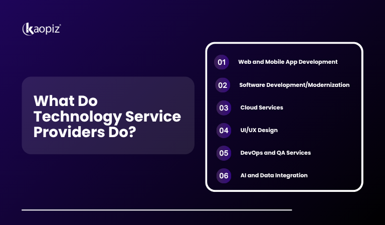 Technology Service Providers Do