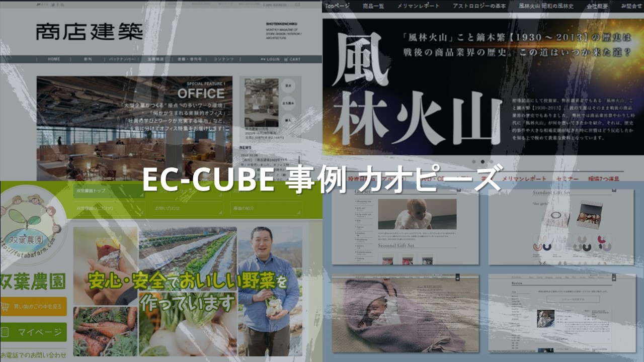 カオピーズが支援するEC-CUBE導入の成功