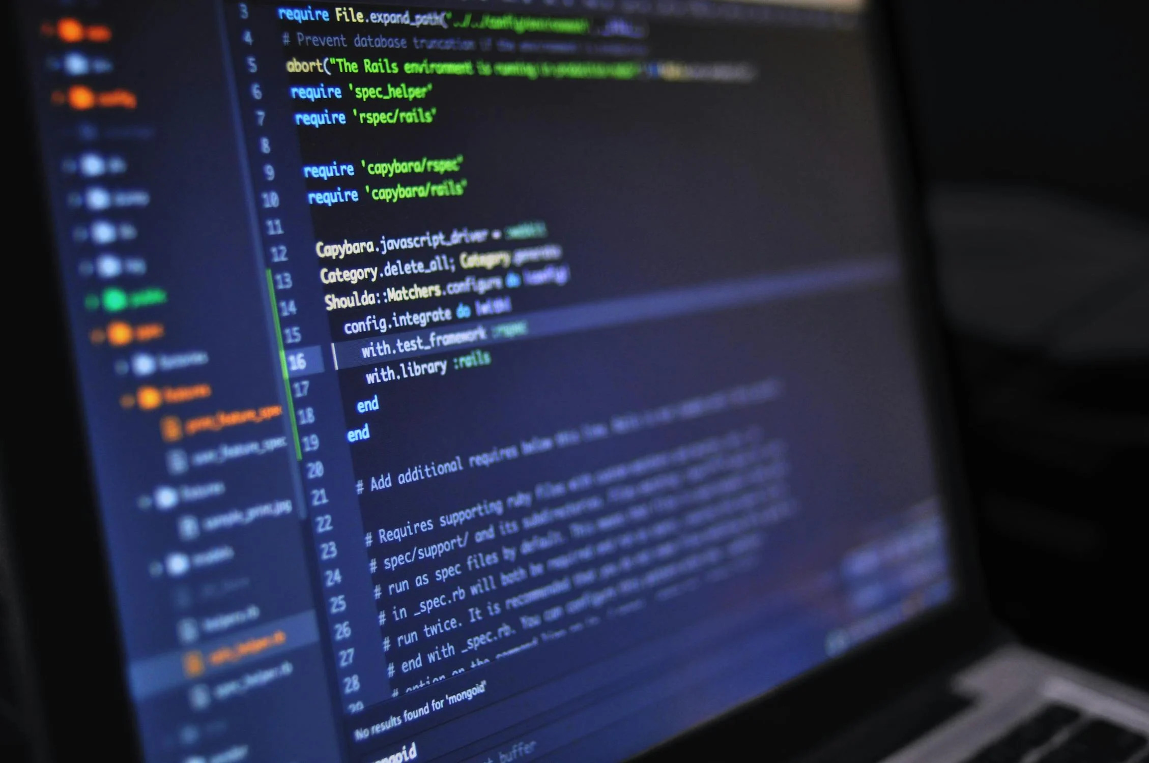 Appleの開発環境XcodeでSwiftを使ってアプリ開発を行う様子