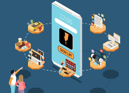 App Store Connectの画面キャプチャと、審査プロセスを示した図。