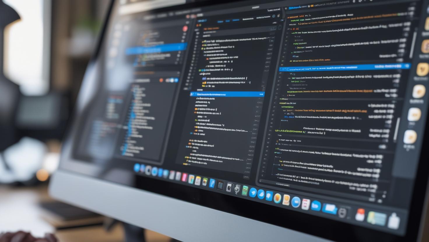 M1搭載Mac、適切にセットアップされたXcode、複数のシミュレータ・実機デバイスで動作確認中の開発環境の写真