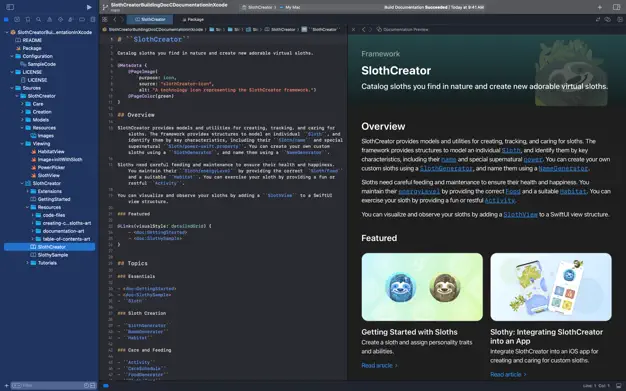 macOSとXcodeを使ってiOS開発環境を整備している開発者チームのビジュアル